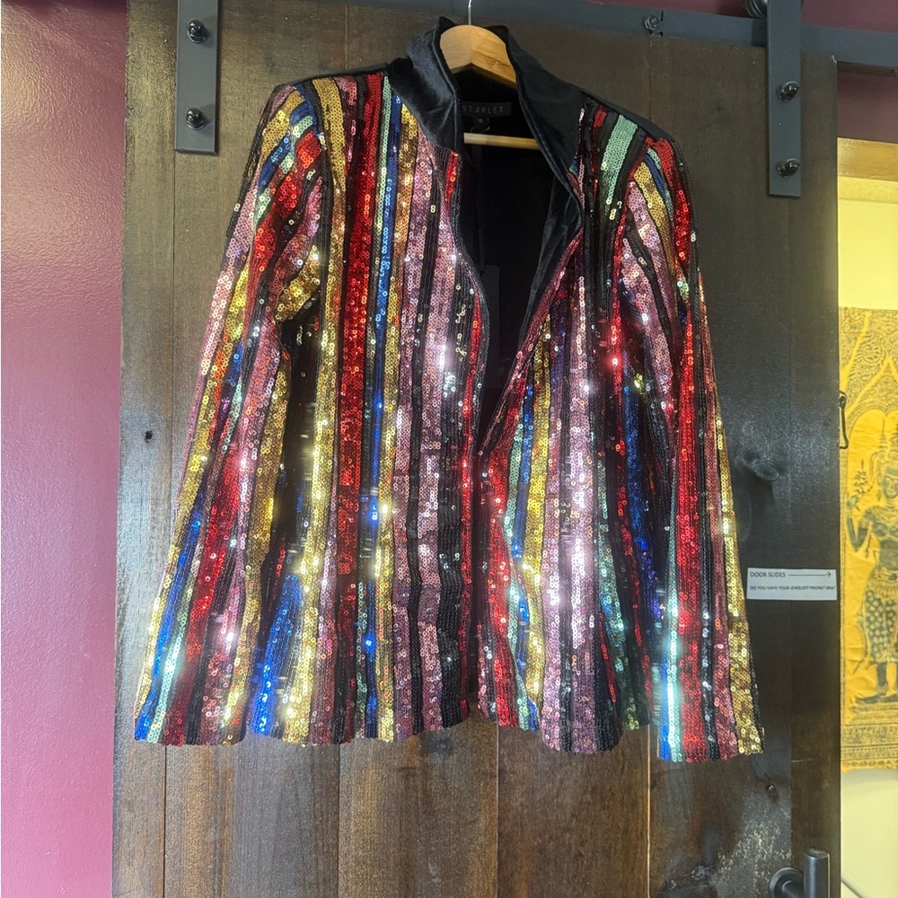 Starlet Multicolor Sequin Fabric